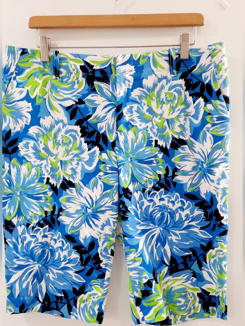 For The Republic PIQUE COTTON Bermuda Shorts Size 12